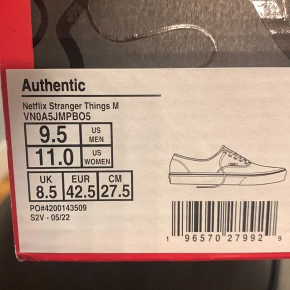 Stranger Things Vans - Surfer Boy Pizza Checkerboard Shoes - Picture 3 of 8